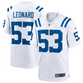 Shaquille Leonard Indianapolis Colts  Game   Jersey - White