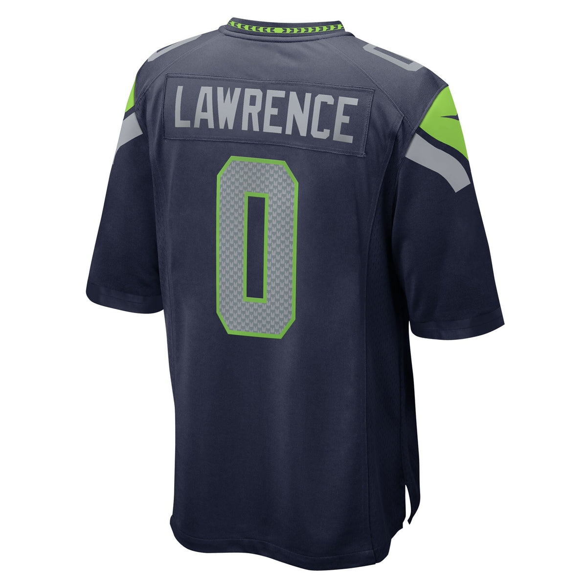 Seattle Seahawks DeMarcus Lawrence College Navy Team Game Jersey