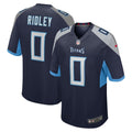 Tennessee Titans Calvin Ridley Navy Game Player Jersey