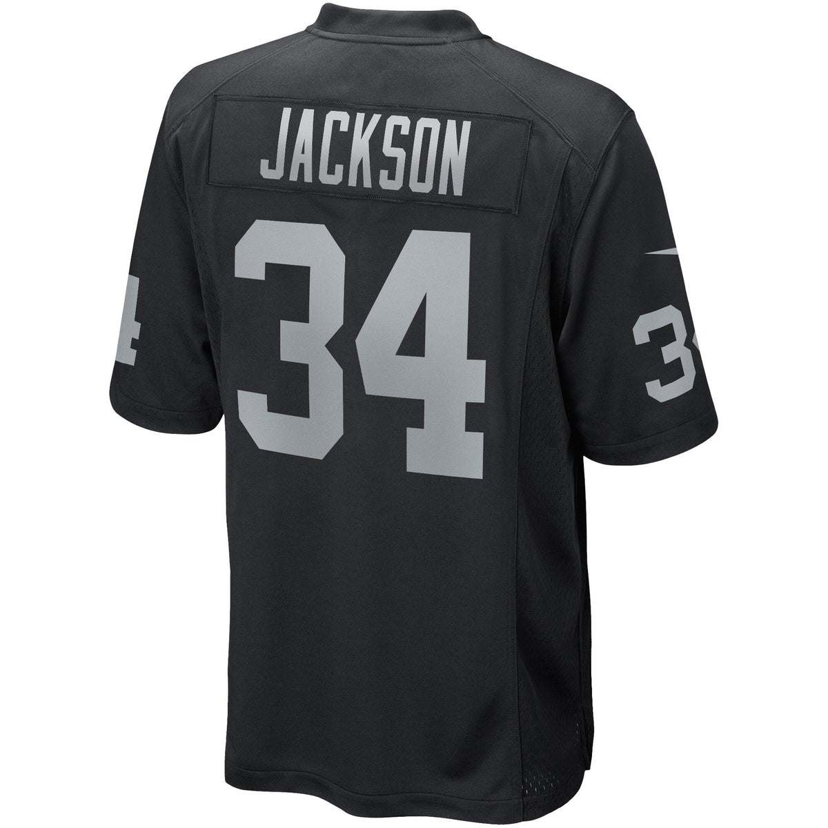 Bo Jackson Las Vegas Raiders  Game Retired   Jersey - Black
