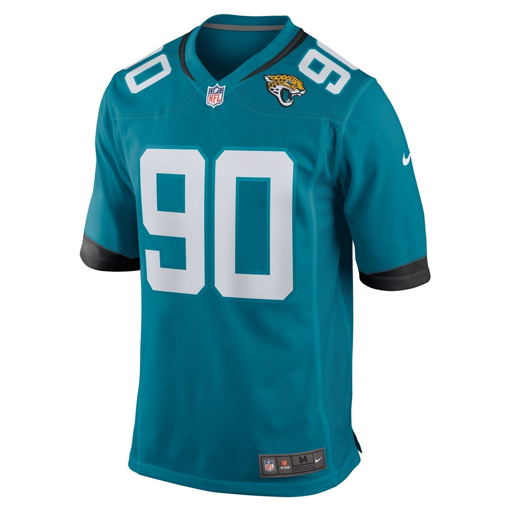 Angelo Blackson Jacksonville Jaguars  Team Game Jersey -  Teal