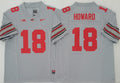Men's Ohio State Buckeyes Will Howard #18 Gray Player Game Jersey