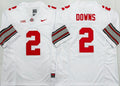 Men's Ohio State Buckeyes Caleb Downs #2 White Player Jersey