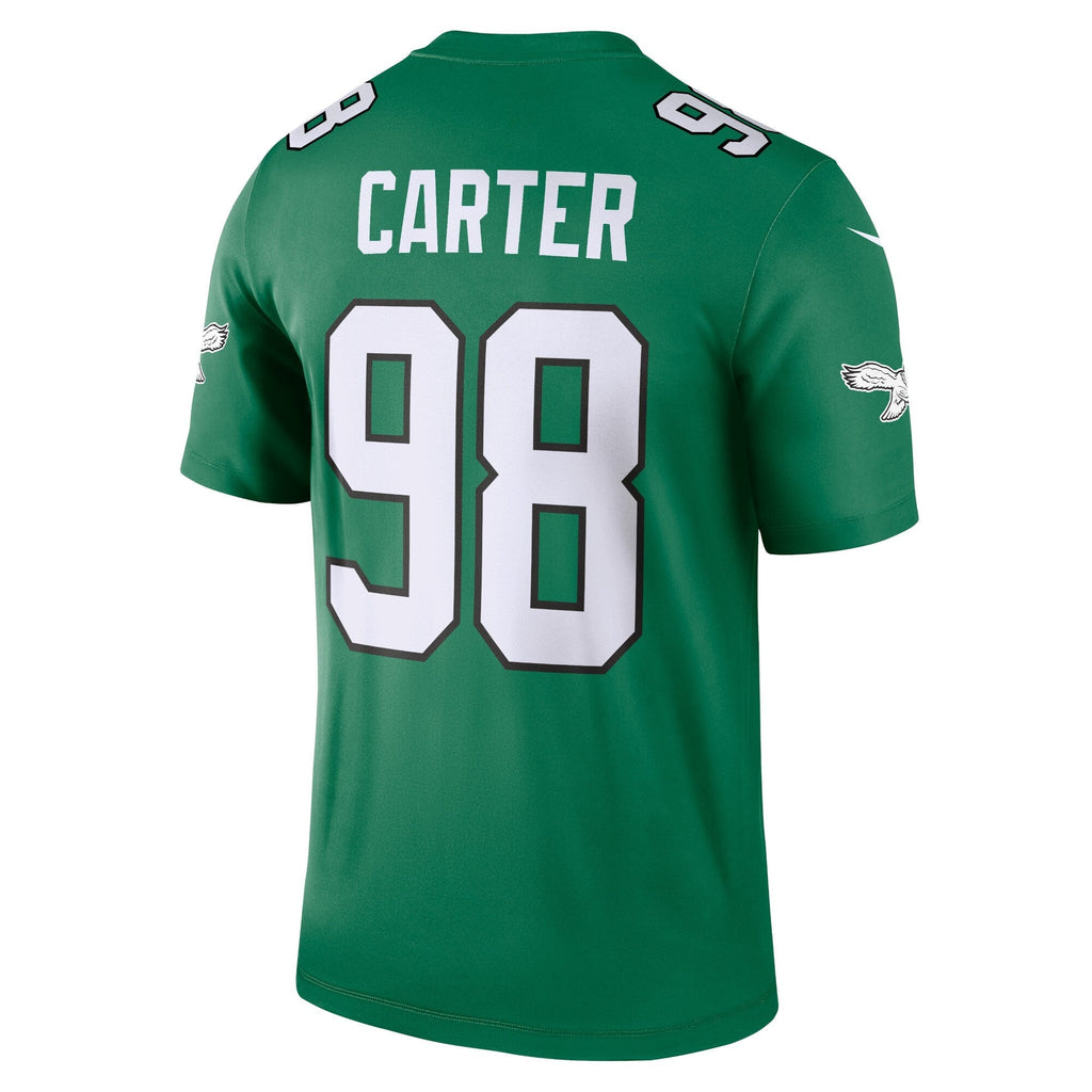 Jalen Carter Philadelphia Eagles  Alternate Legend Jersey - Kelly Green