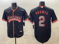Men's San Francisco Giants Willy Adames #2 Black Alternate Stadium Jersey