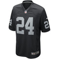 Las Vegas Raiders Willie Brown Black Game Retired Player Jersey