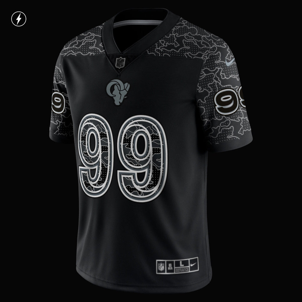 Aaron Donald Los Angeles Rams  RFLCTV Limited Jersey - Black