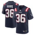 Kevin Harris New England Patriots  Game   Jersey - Navy