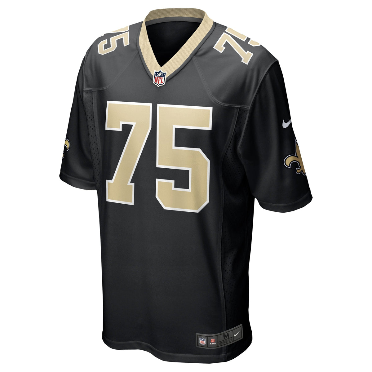 Taliese Fuaga New Orleans Saints     Game Jersey - Black