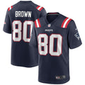 Troy Brown New England Patriots  Game Retired   Jersey - Navy