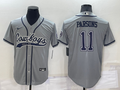 Men's Dallas Cowboys Micah Parsons Gray Game Jersey Joint Edition