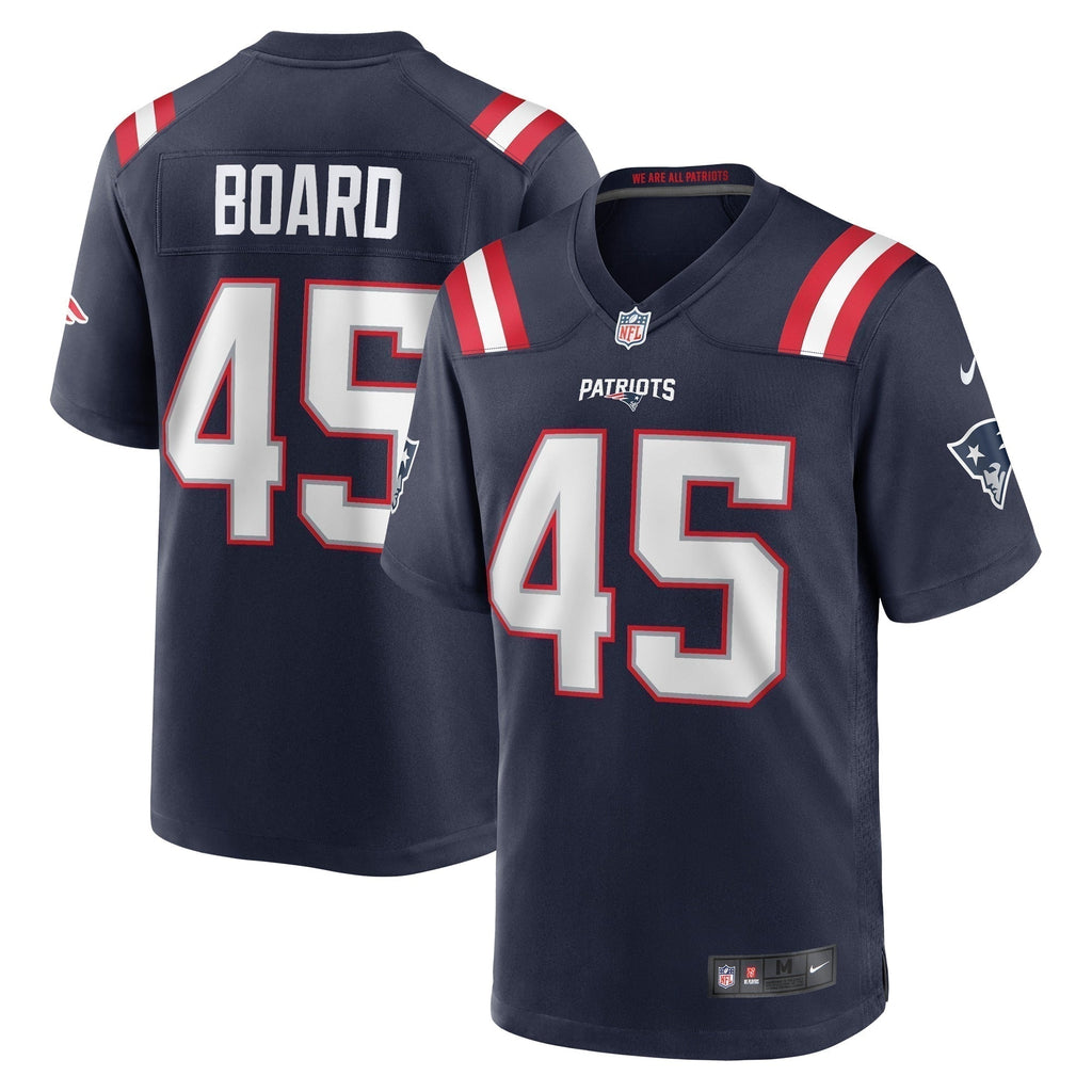 Chris Board New England Patriots  Game   Jersey - Navy
