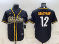 Men's Pittsburgh Steelers Terry Bradshaw Black Vapor Limited Jersey