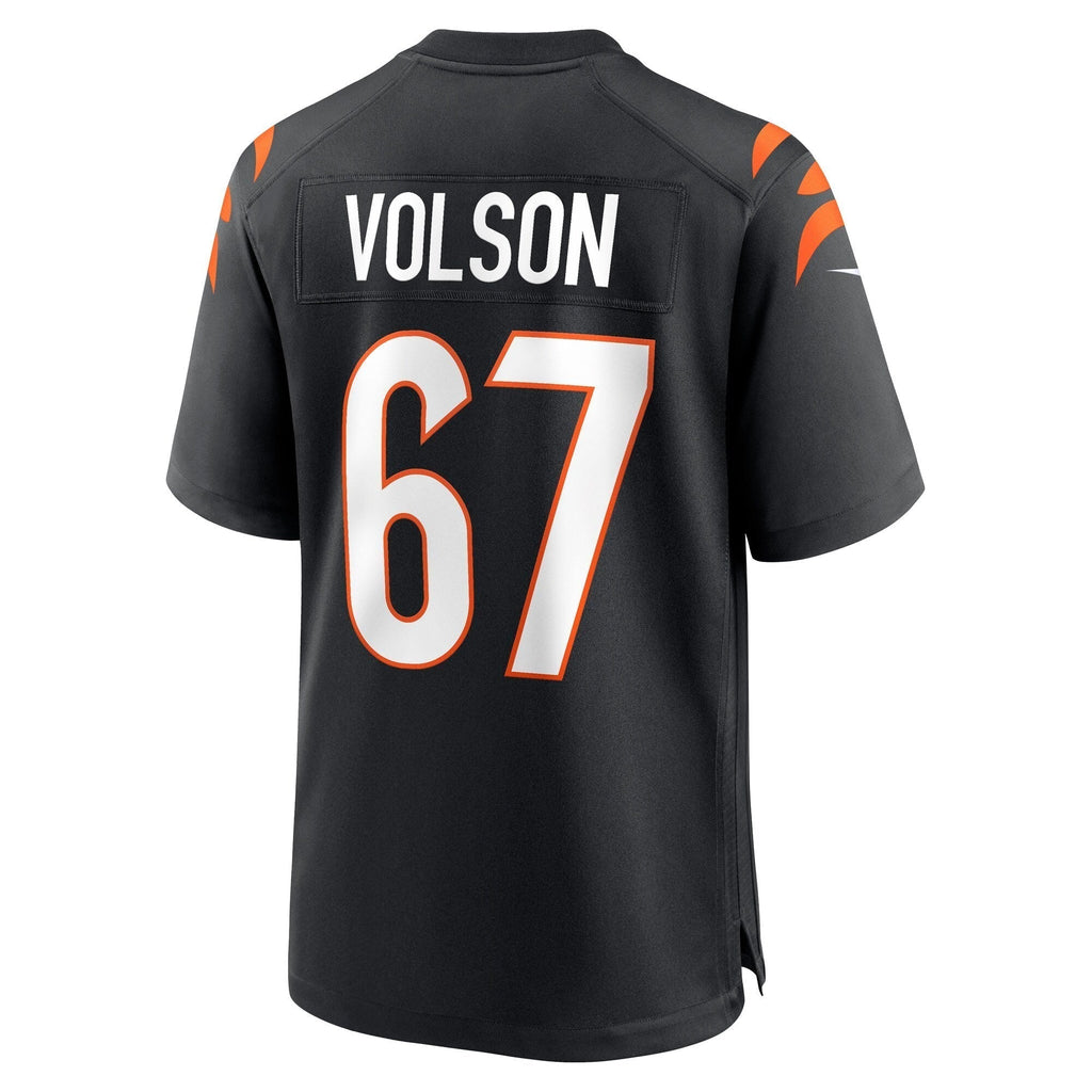 Cordell Volson Cincinnati Bengals  Game   Jersey - Black