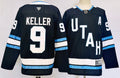 Men's Phoenix Coyotes Clayton Keller #9 Black Game jersey1
