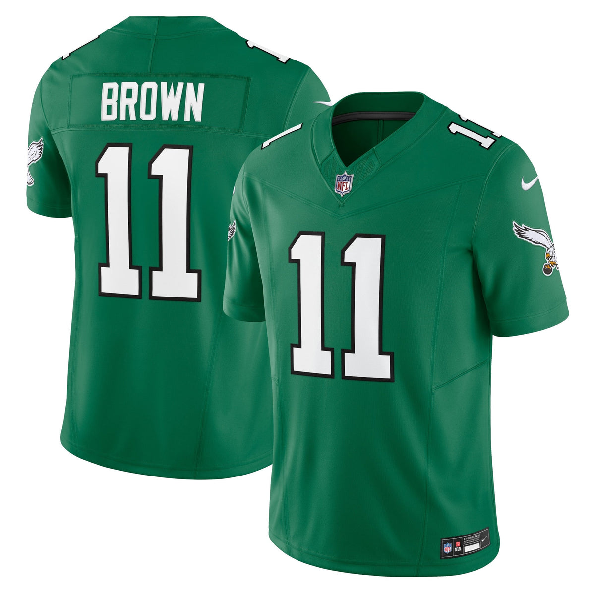 Philadelphia Eagles 11# A.J. Brown  Vapor F.U.S.E. Limited Jersey