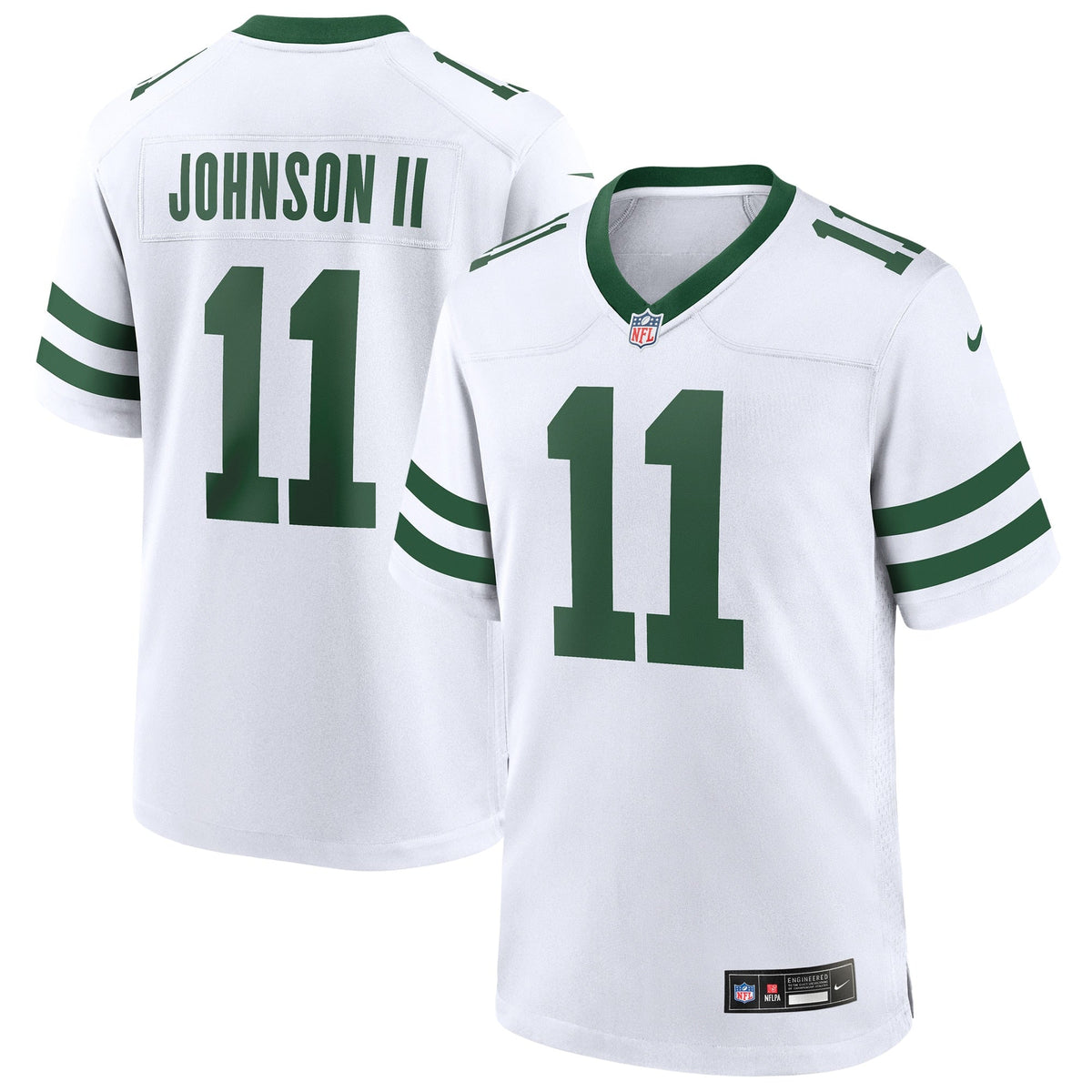 Jermaine Johnson II New York Jets  Game Jersey - Legacy White