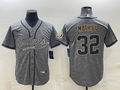 Men's New Orleans Saints Tyrann Mathieu Gray Game Jersey Joint Edition