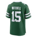 NY.Jets #15 Adonai Mitchell Legacy Green Team Game Jersey