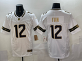 Men's Seattle Seahawks 12s White Game Player Jersey