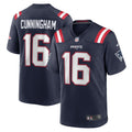 Malik Cunningham New England Patriots  Team Game Jersey -  Navy