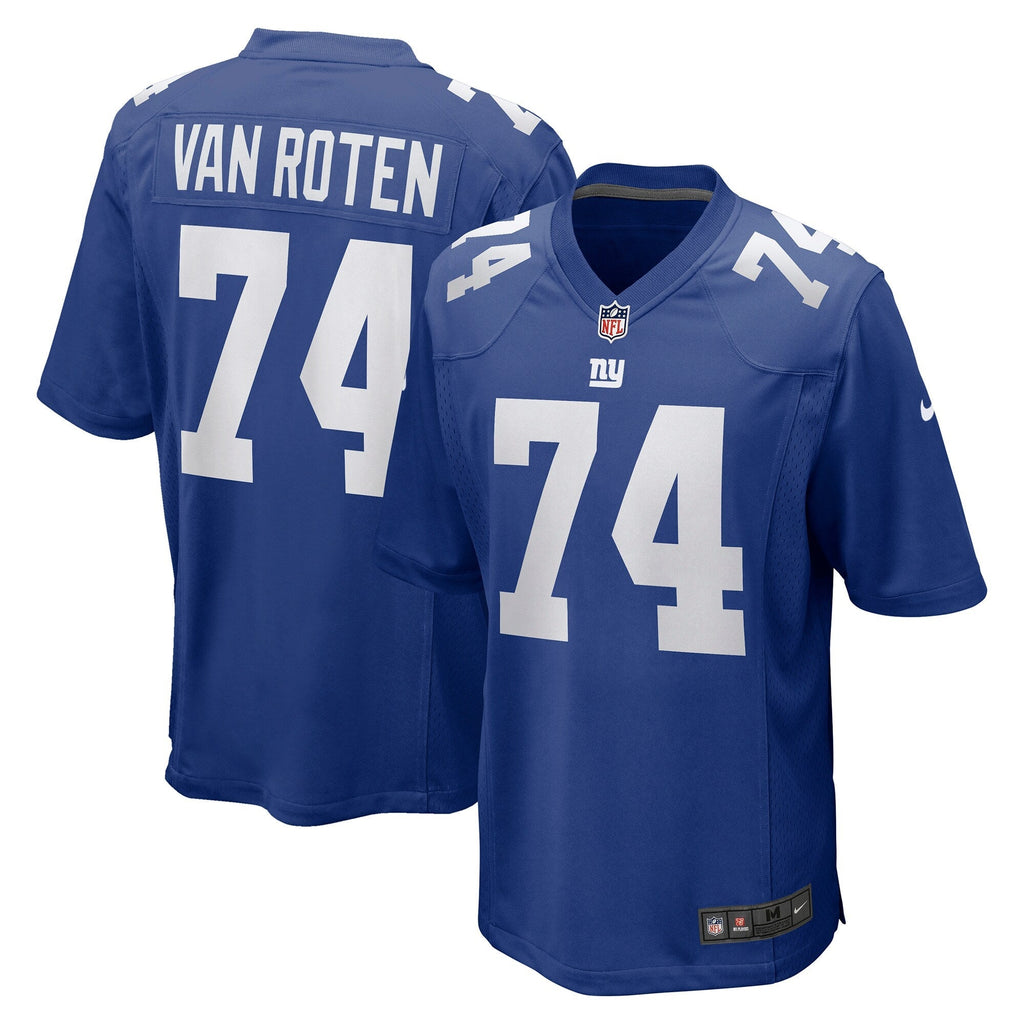 Greg Van Roten New York Giants  Team Game Jersey -  Royal