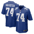 Greg Van Roten New York Giants  Team Game Jersey -  Royal