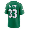P.Eagles #33 Cooper DeJean Kelly Green Alternate Game Jersey