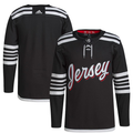 Men's New Jersey1 Devils Black 2021/22 Alternate Primegreen Authentic Blank Jersey1