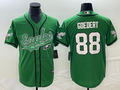 Men's Philadelphia Eagles Dallas Goedert Kelly Green Game Jersey Joint Edition