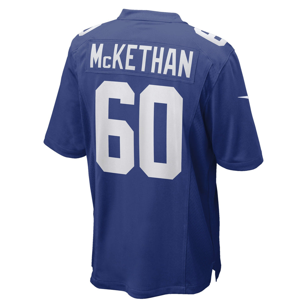 Marcus McKethan New York Giants  Game   Jersey - Royal