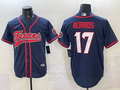 Men's Houston Texans Braxton Berrios Navy Team Player Jersey