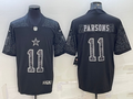 Men's Dallas Cowboys Micah Parsons Black RFLCTV Limited Jersey