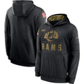 Men's Los Angeles Rams 2020 Salute to Service Hoodie Black