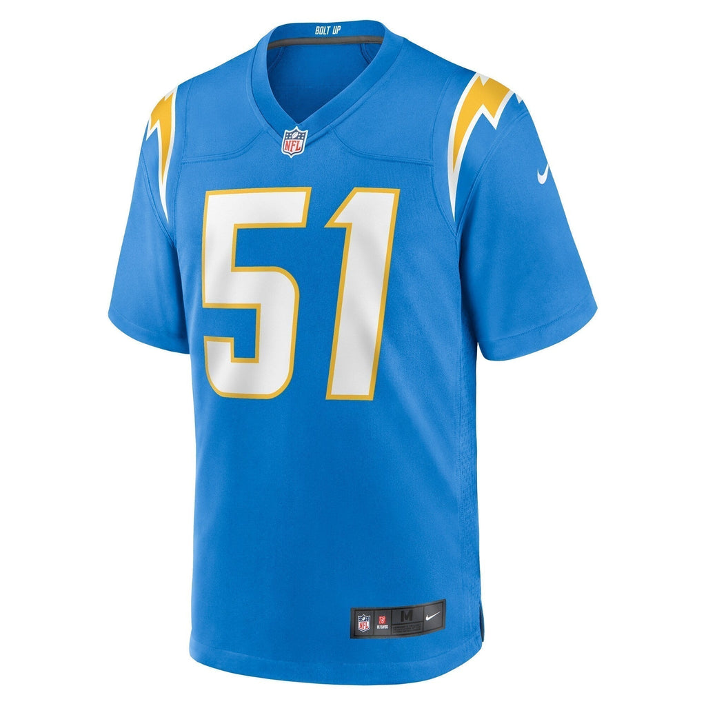 Sebastian Joseph-Day Los Angeles Chargers  Game   Jersey - Powder Blue