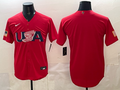 Men's USA Baseball Red 2026 World Baseball Classic Stadium Jersey