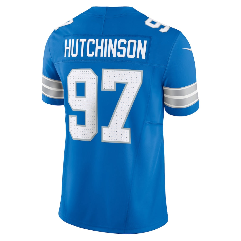 D.Lions #97 Aidan Hutchinson Blue Team Vapor F.U.S.E. Limited Jersey