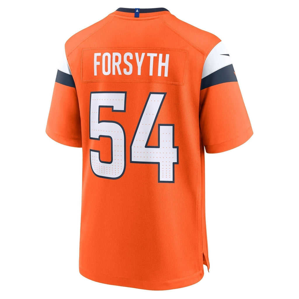 Alex Forsyth Denver Broncos  Team Game Jersey -  Orange