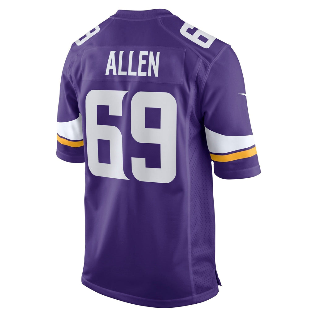 Jared Allen Minnesota Vikings  Retired   Game Jersey - Purple