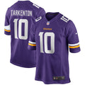Fran Tarkenton Minnesota Vikings  Game Retired   Jersey - Purple