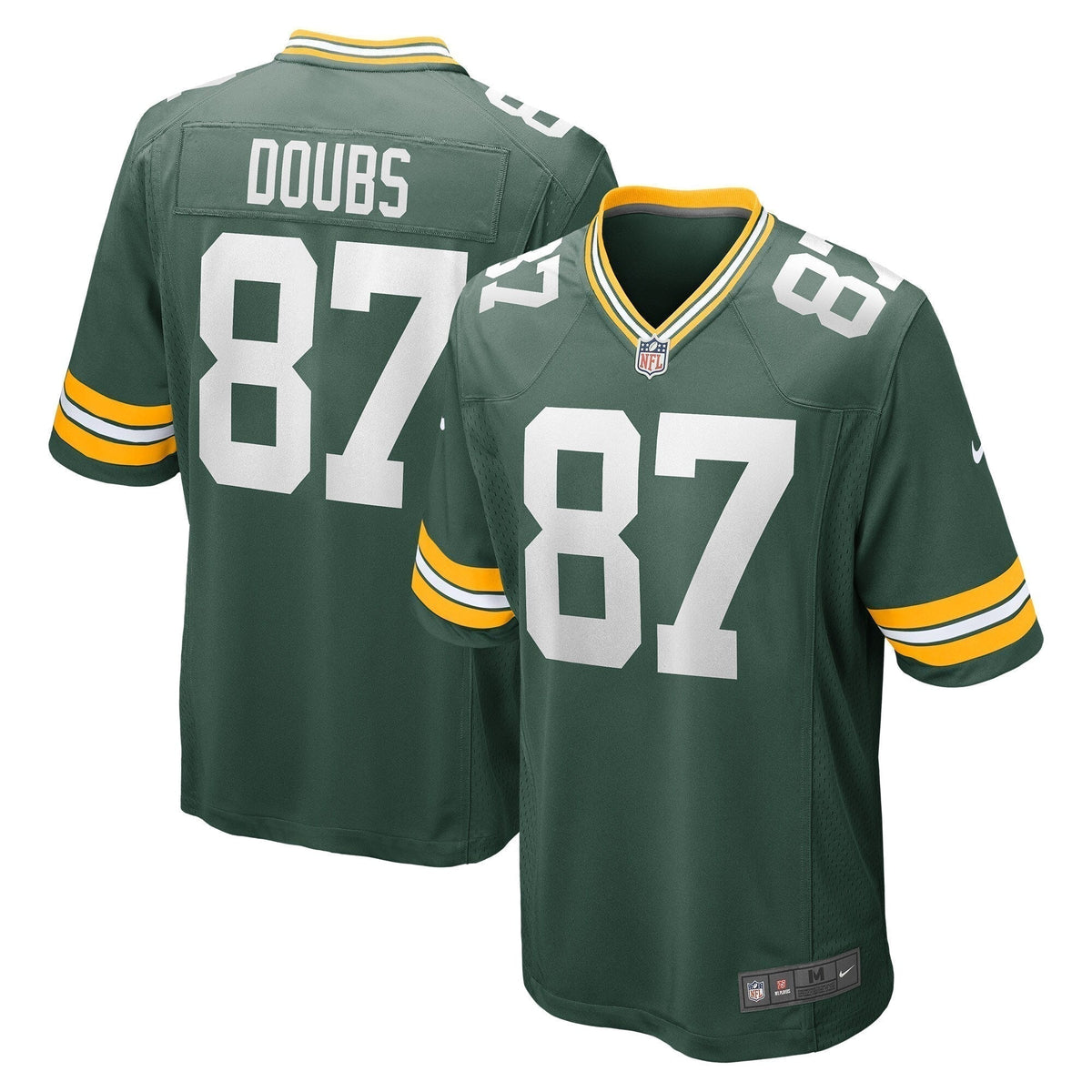 Romeo Doubs Green Bay Packers  Game   Jersey - Green