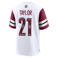 W.Commanders#21 Sean TaylorWhite Retired Player Game Jersey
