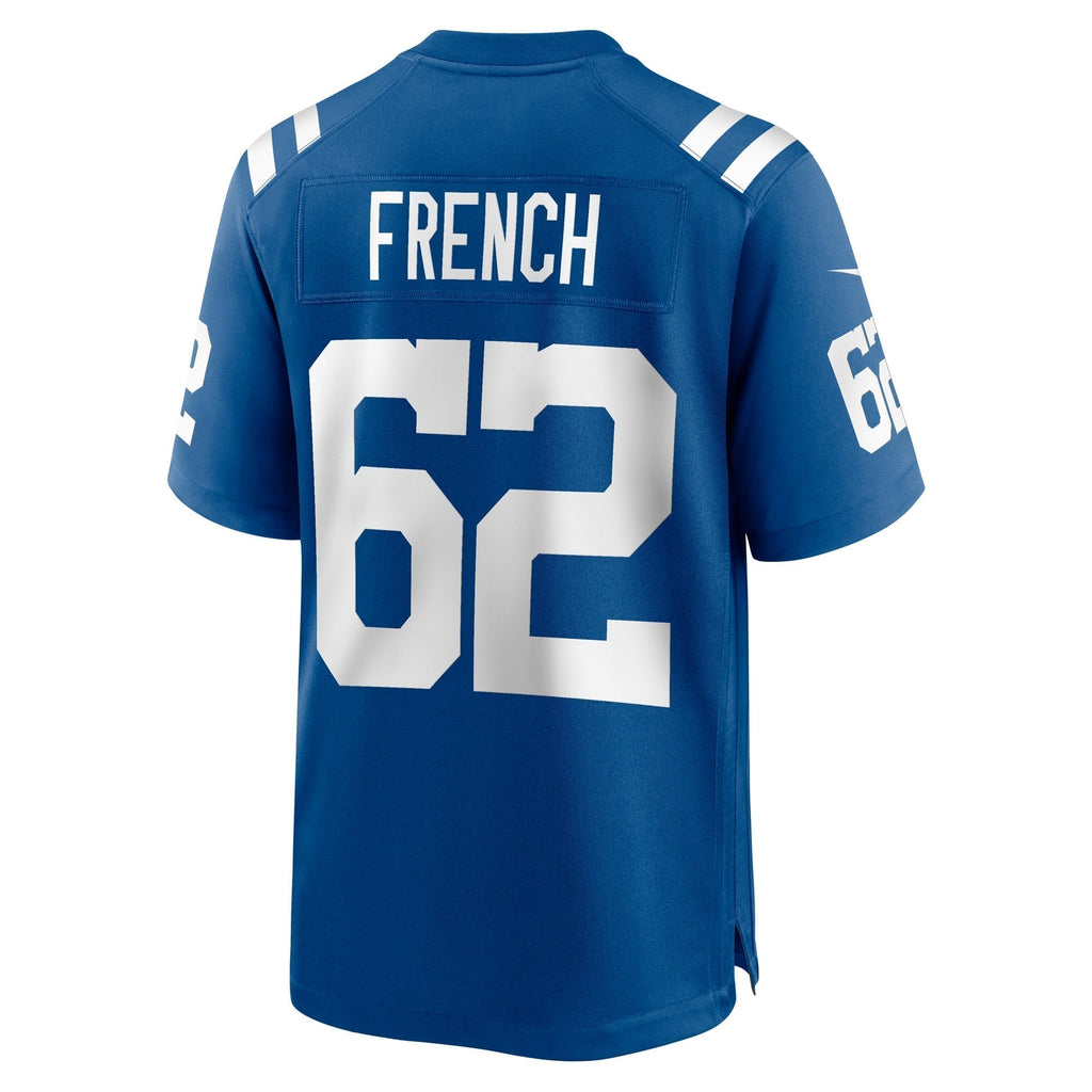 Wesley French Indianapolis Colts  Game   Jersey - Royal