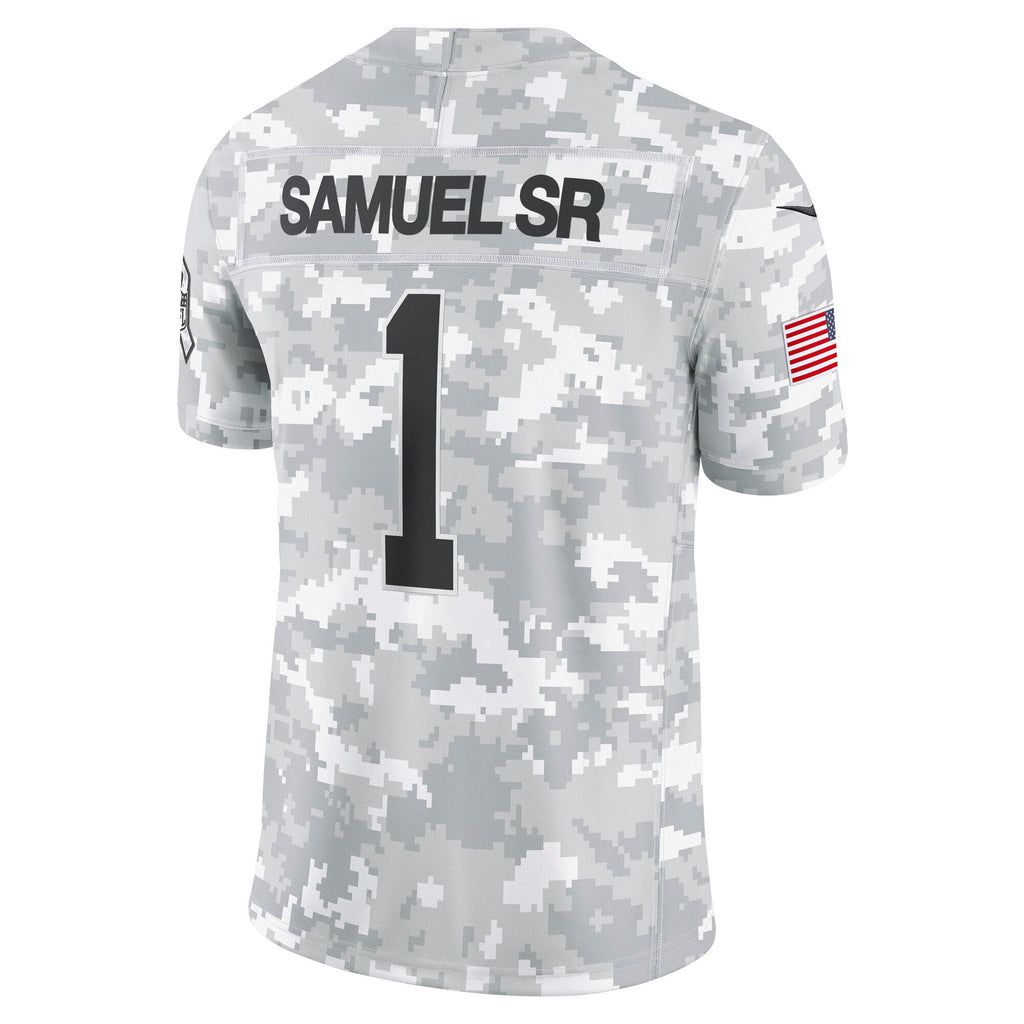 Deebo Samuel Sr San Francisco 49ers  2024 Salute to Service Limited Jersey - Arctic Camo