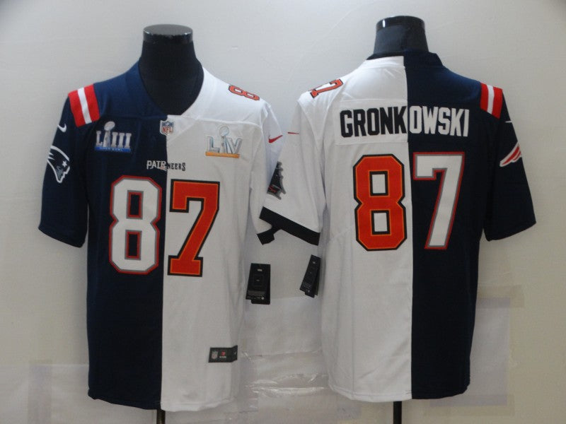 Men's Tampa Bay Buccaneers Rob Gronkowski Blue/White Game Jersey