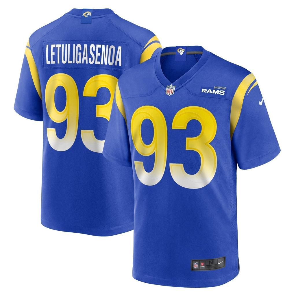 Tuli Letuligasenoa Los Angeles Rams  Game Jersey -  Royal