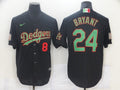 Men's Los Angeles Dodgers Kris Bryant -24 Black Stitched Jersey