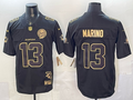 Men's Miami Dolphins Dan Marino Black Player Game Jersey