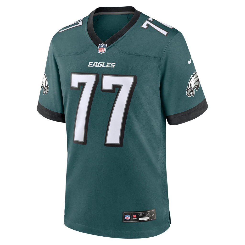 Mekhi Becton Philadelphia Eagles  Team Game Jersey - Midnight Green