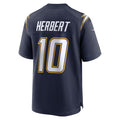 LA.Chargers #10 Justin Herbert Navy Alternate Super Chargers Game Player Jersey